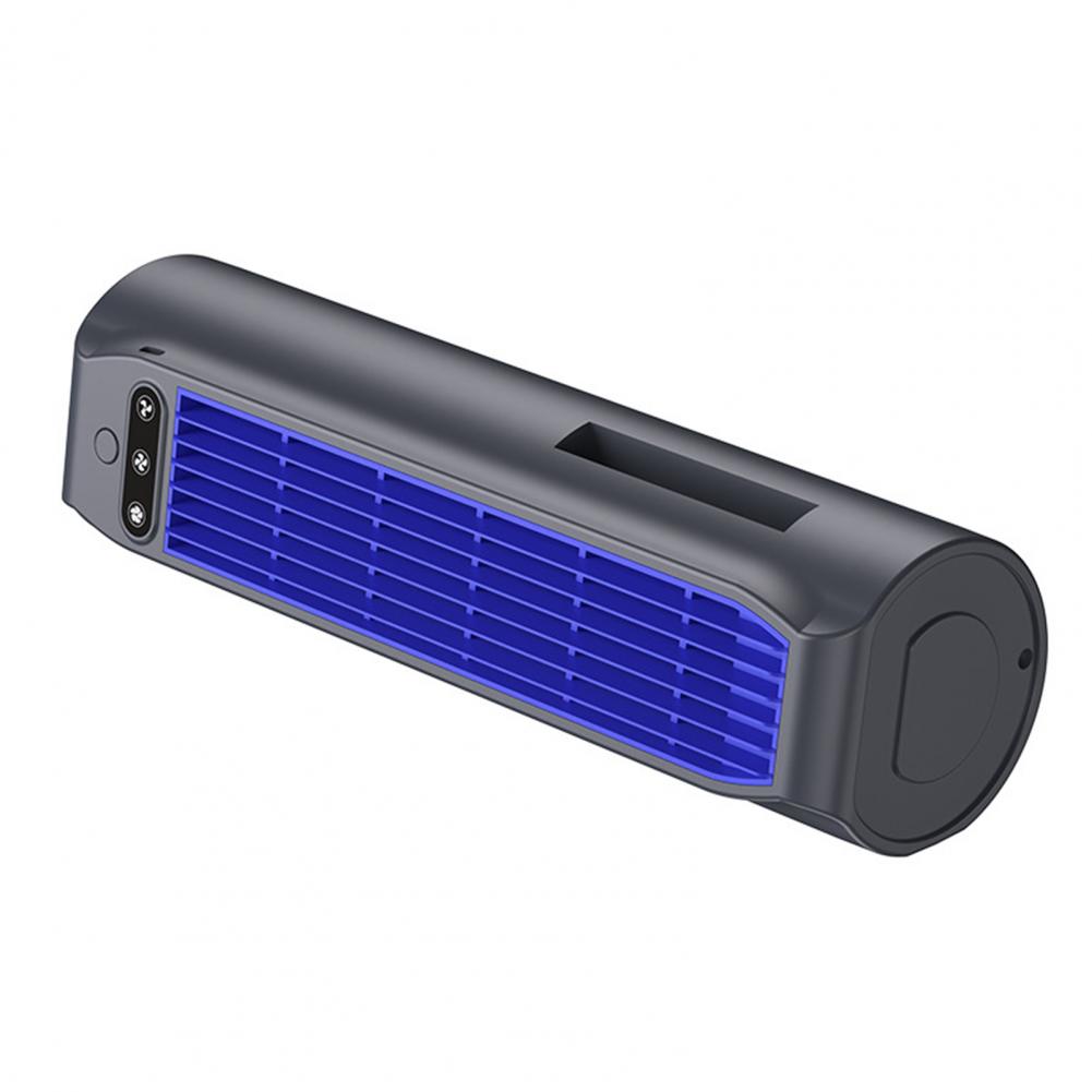 Portable Air Conditioner Fan, 3 Modes Vertical Flat Wall-Mounted Fan, USB Charging Bladeless Silent Cooling Device For Outdoor