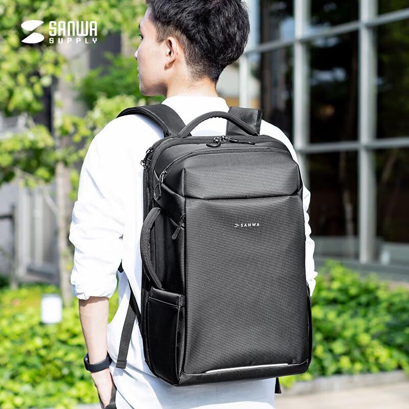 Sanwa BAG-BPC5BK Бизнес-рюкзак для ноутбука с USB-портом