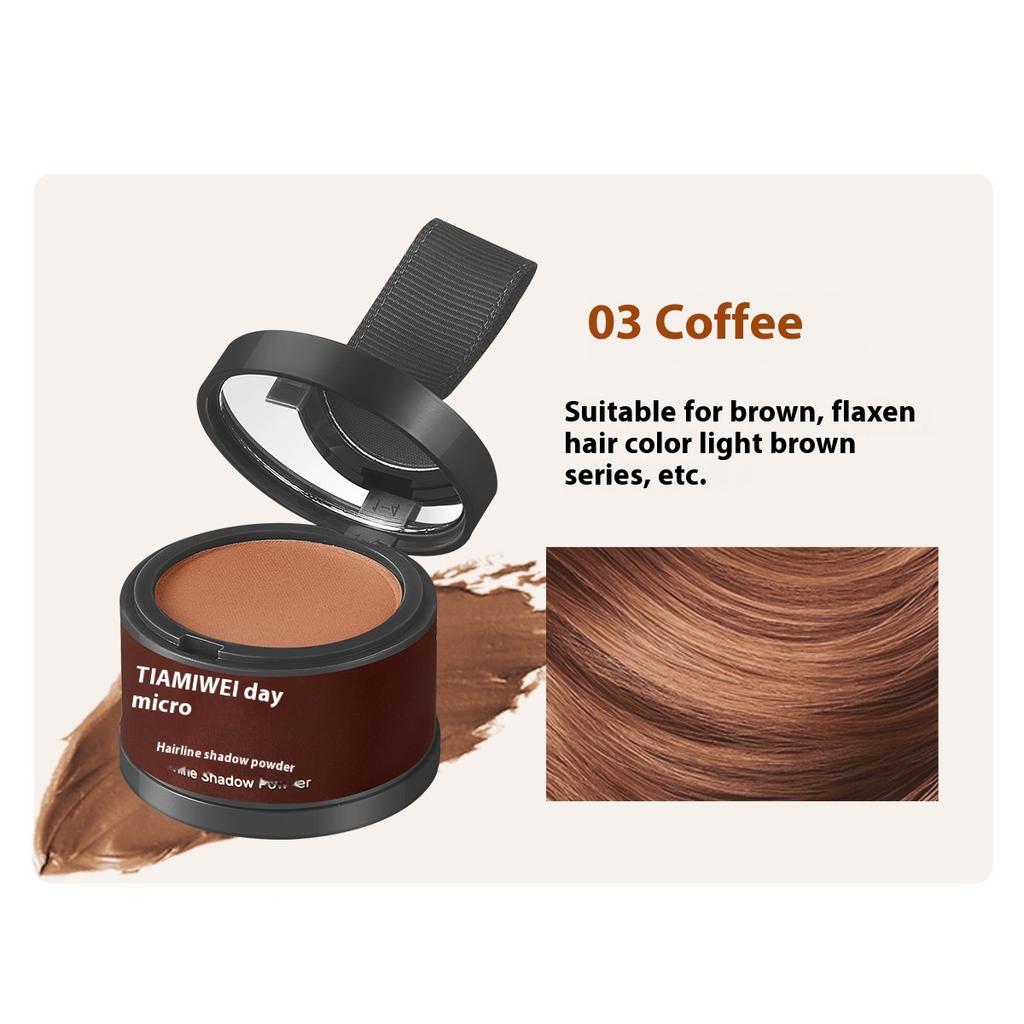 Тени для волос Пудра Заполняет тонкие волосы Уход за волосами Переиздание Чехол Водостойкий Ретушь Не Легко Обесцвечивать в течение длительного времени