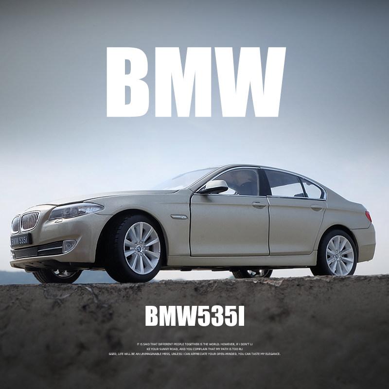 Welly 1/24 BMW 535i Металлическая модель автомобиля Литье под давлением и игрушечные транспортные средства Модель автомобиля Масштабная миниатюрная модель автомобиля для детей
