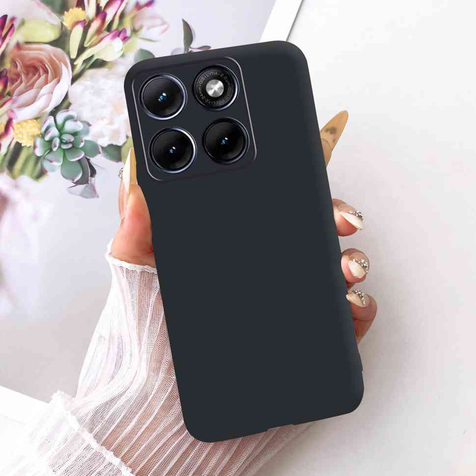 Чехол для Motorola Edge 70 Fusion 5G Мультяшный Кот Панда ТПУ Черный Чехол для XT2605-1 XT2605-2 XT2605-4 Мягкий Силиконовый Чехол для Телефона