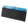 Inden Long Fuji Black with Black [Inden-ya] Wallet, Thin, Deerskin, Takane, Mt. Pattern, Lacquer, 2809-01