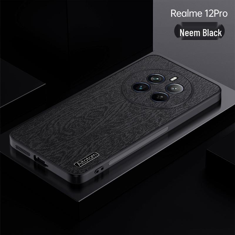 Противоударный чехол для телефона OPPO REALME GT6/V60 с текстурой коры