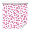 Hearts Wallpaper Powder Pink and White 50x1000