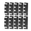 10Pcs Metal Door Hinge Spacers Reinforcement Plates Stainless Steel Door Hinge Shims Hardware Easy Installation