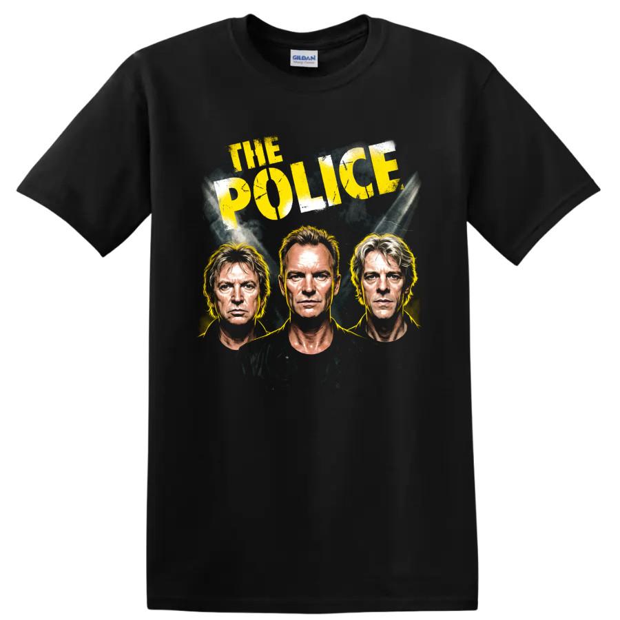 The Police Rock Music T Shirt w/ Sting Andy Summers Stewart Copeland Vintage Tee