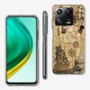 Чехол для телефона Компас Карта Путешествие Для Xiaomi Poco F7 Ultra X7 X6 M8 M7 M6 M4 M3 Pro X4 Mi 15 15T 14 14T 12T 12S 10T Pro 12 11 Lite C