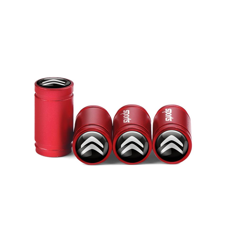 4pcs Car Wheel Tire Valve Caps Auto Accessories For Citroen C4 Picasso Xsara C5 Aircross Cactus C1 C2 C3 C6 C8 Berlingo Jumpy lczh61