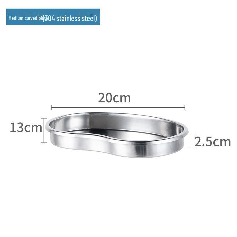 Stainless Steel Disinfection Tray with Holes and Cover, High-Temperature Square Instrument Tray