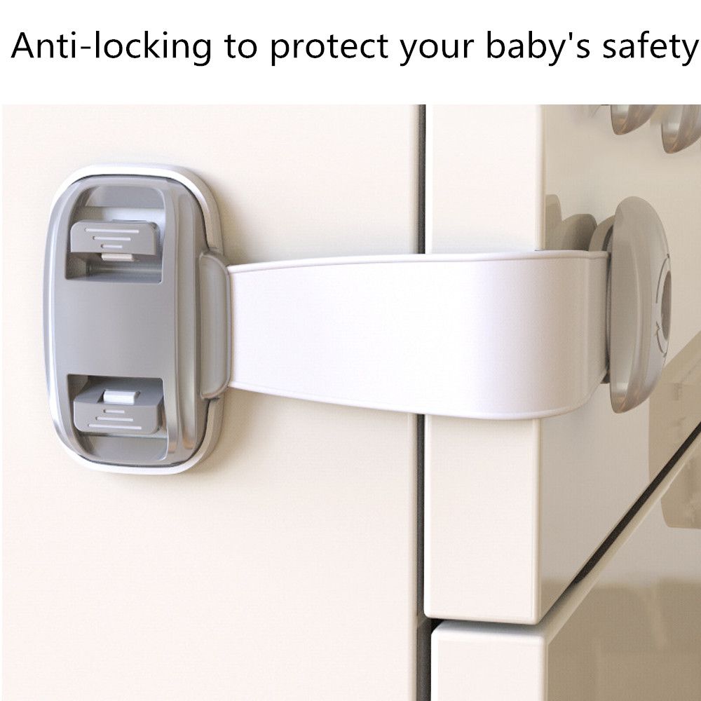 Cabinet Drawer Protection Refrigerator Housing Safety Closing Buckle Door Locks Child Safety Lock