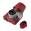 SIUTATDSH Camera Case PU Leather Applicable Fuji Film FUJIFILM FUJI Xm5 Case Liner Case Camera X-m5 Holder, Earthquakeproof/Shockproof/Token (Red)