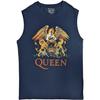 Queen Unisex Adult Classic Crest Cotton Tank Top