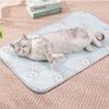Ice Silk Pet Cooling Mat Keep Cooling Cat Dog Sleeping Mat Comfortable Summer Cooling Pad  Summer