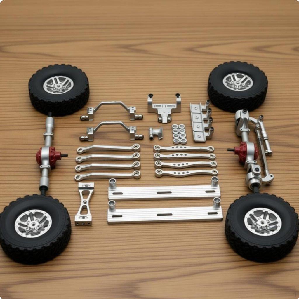 Model Vehicle RC Truck Modification Parts Precision Design 1/16 Scale Upgrade Set Easy
