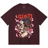 230 Gsm 100% Cotton Demon Slayer V71 Nezuko Demon Print Unisex Heavy Cotton T Shirt