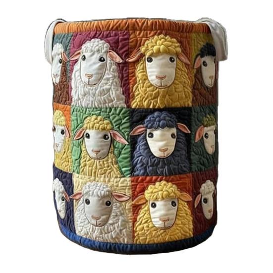 Стеганая Корзина для Белья Тканевая Цветочная Корзина для Хранения с Ручками Бохо Корзина для Одежды для Стирки Детской Комнаты Спальни Одежды Детских Игрушек