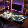 Cristiano Ronaldo Custom Large Mouse Pad, Personalized Name Text Print, Football Logo Non‑Slip Desk Mat Gaming Gift