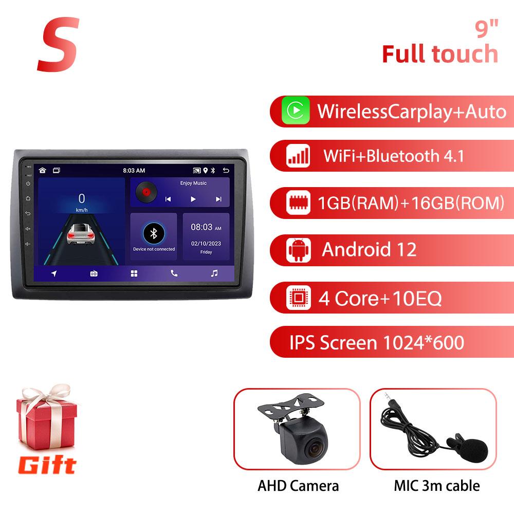 Android Car Radio 9 дюймов для Fiat Stilo 2010 GPS 2din 4G LTE Мультимедиа Видео Плеер Головное Устройство Радио Стерео Беспроводной Carplay