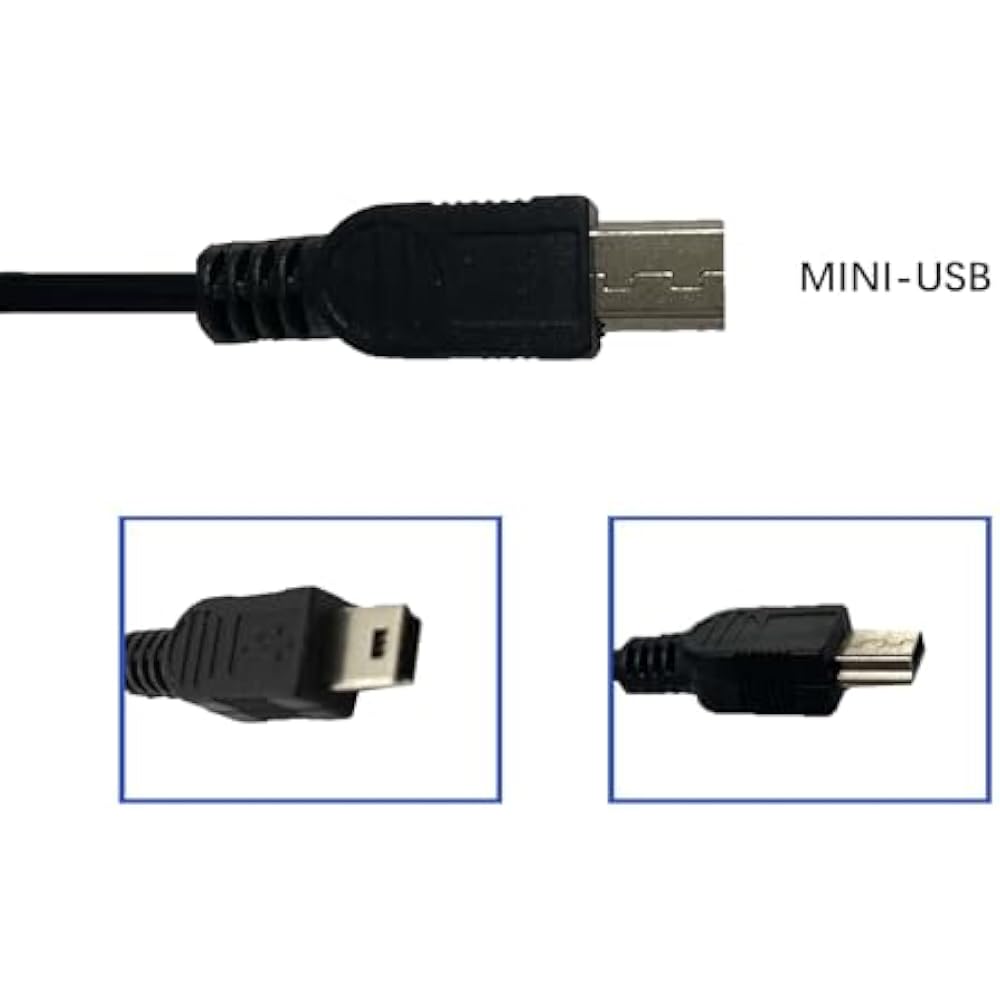 HSEUOPV Replacement Charging Cable Compatible Controller Charger PS 3 Move PS 3 Slim Data Mini-B ...
