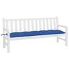 VidaXL Coussin de Banc de Jardin, Revêtement de Banc avec Jeux de Cordes, Coussin d'Extérieur Imperméable, Bleu Royal 361631