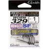 Gamakatsu Worm Hook 329 Hanger SF KG Weedless Size 10 Pack of 5 NS Black
