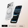 Совместимый чехол для iPhone 17 Pro с ощущением кожи, с магнитным вращающимся держателем и защитой кнопок для Apple 16 Pro Max