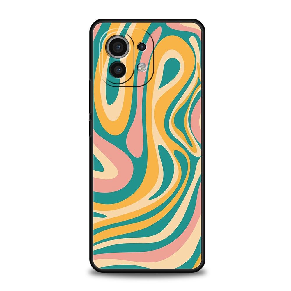 Чехол для телефона для Xiaomi Mi 15 14 14T 13T 12T Pro 12 13 11 Lite 5G 11T X6 X5 Pro Мягкий ТПУ чехол Абстрактный Цветочный рынок