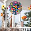 Creative Blooming Flowers Wind Spinner - 3D Stainless Steel Hanging Wind Catcher (25.4cm) - Kinetic