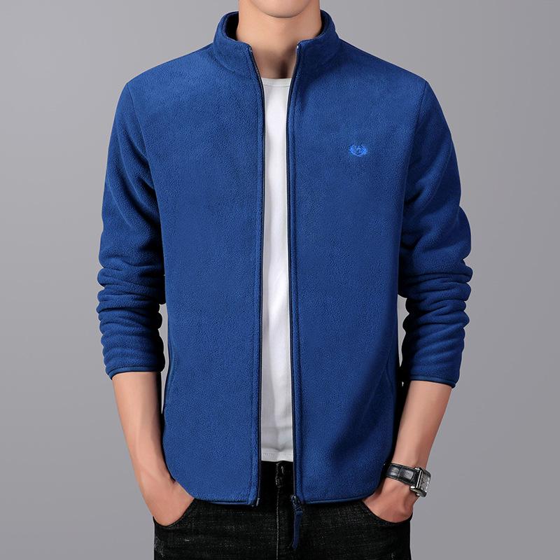 Флисовая куртка мужская флисовая куртка мужская верхняя куртка верхняя одежда весна осень зима двухсторонняя утолщенная толстовка кардиган