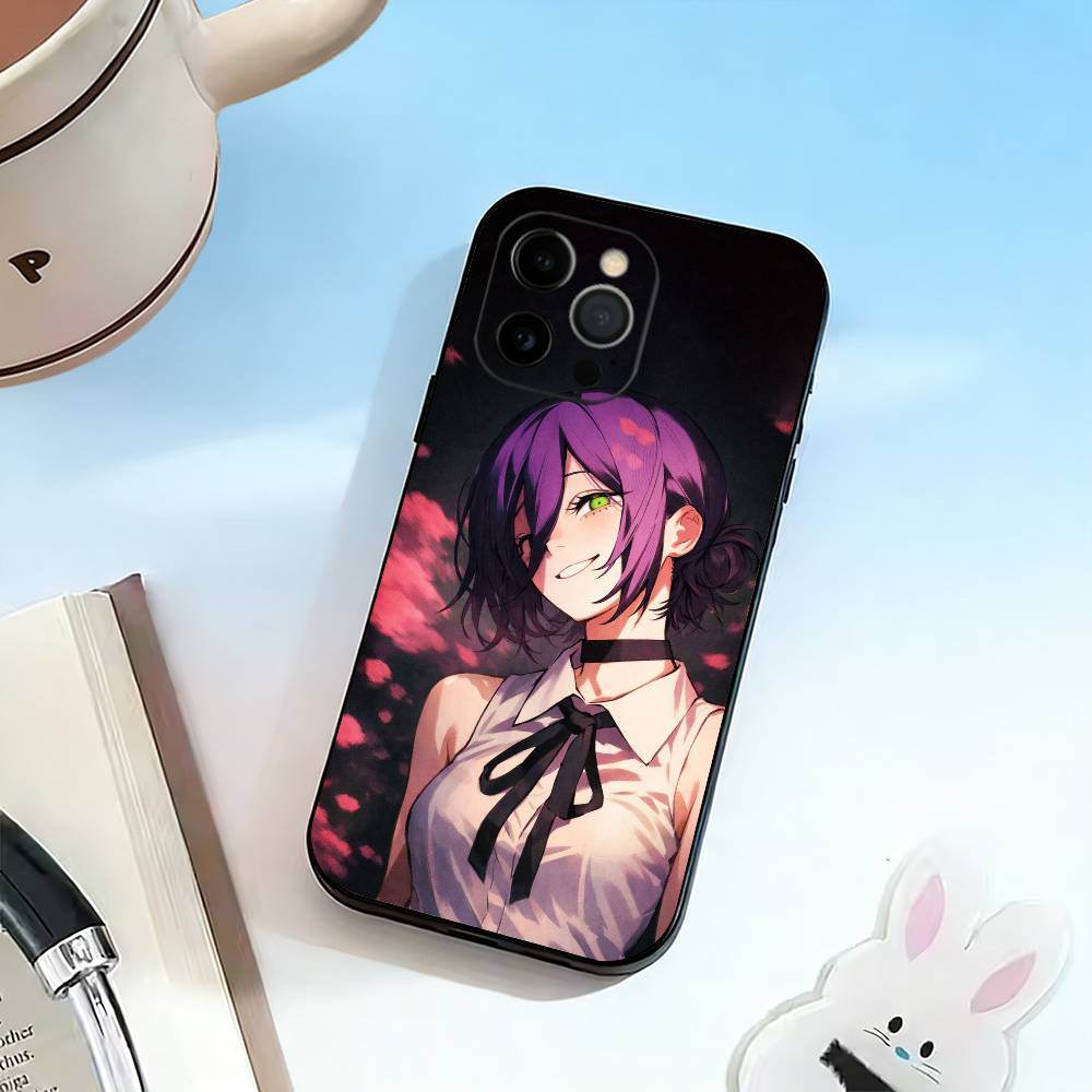 Чехол для телефона C-Chainsaw M-Man Силиконовый Мягкий Для IPhone 17 16 15 14 13 12 11 X XR Plus Pro Max Plus