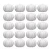 20Pcs White Foam Pumpkins Polystyrene Props Kids Gift Artificial Fake DIY Arts
