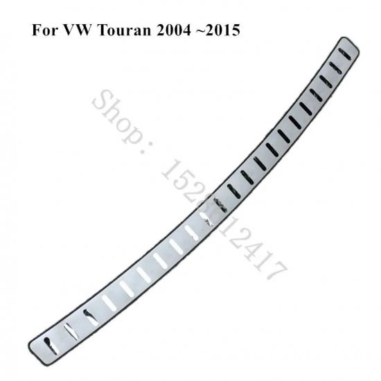 Для VW Volkswagen Touran 2004 2005~2015 Нержавеющая сталь Защитная накладка на задний бампер, пороги, накладка на порог багажника, аксессуары для автомобиля
