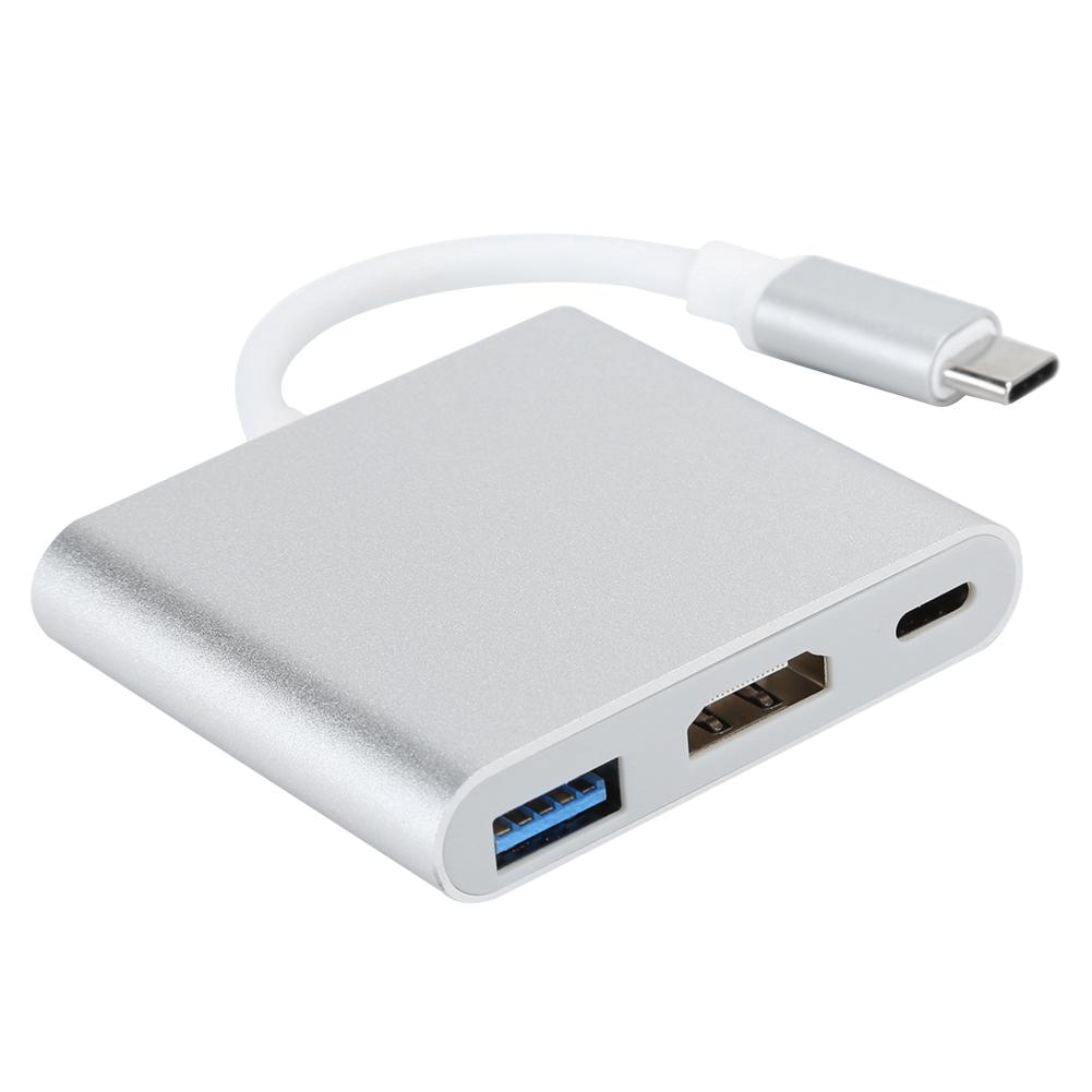 Многофункциональный USB 3.1 хаб 3-в-1 в адаптер USB 3.0 4K, кабель HDMI для OS X