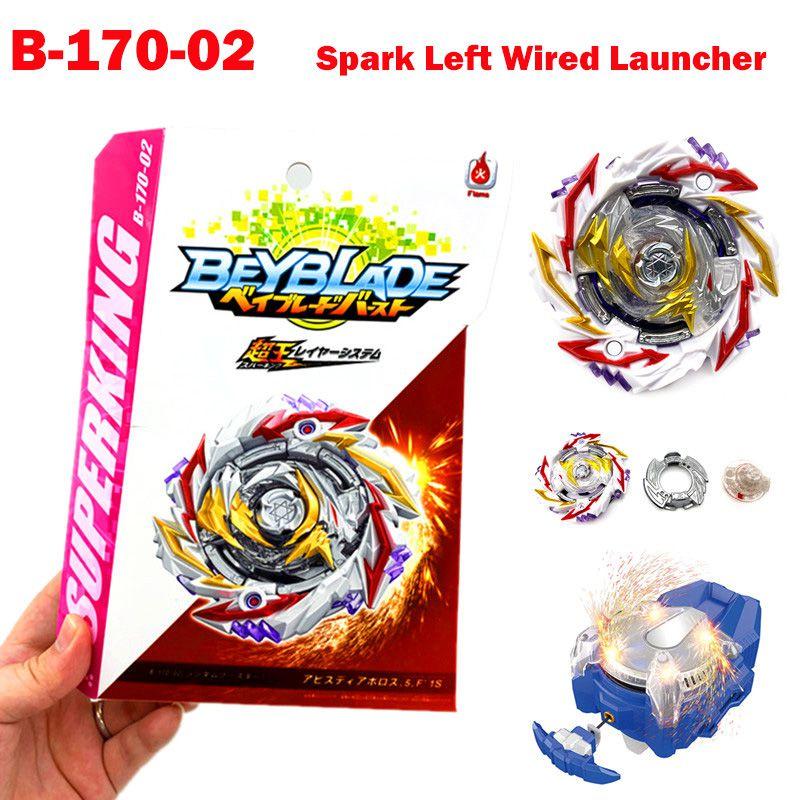 Суперкороль Beyblade Burst B170 02 Бездный Диаболос 5 Слияние 1с Искровой Запускатель
