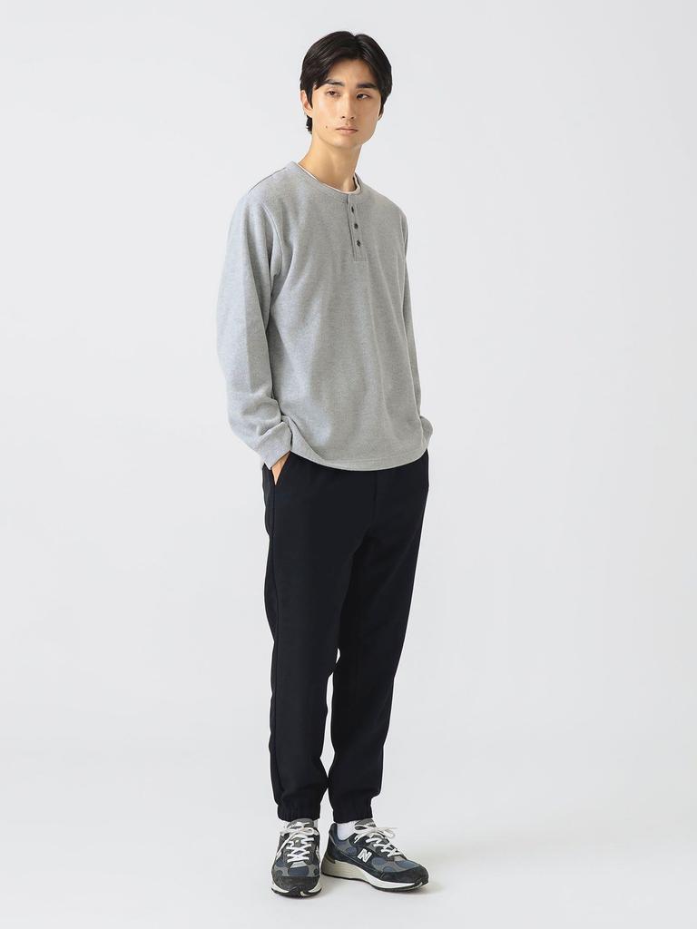 Мужские брюки Beams Heart с присборенной талией, темно-синие, размер M