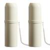 2Pcs Portable Toothbrush Cup Large Capacity Detachable Modern Minimalist Travel Toothpaste Toothbrush Tumbler Holder Container Traveling Supplies