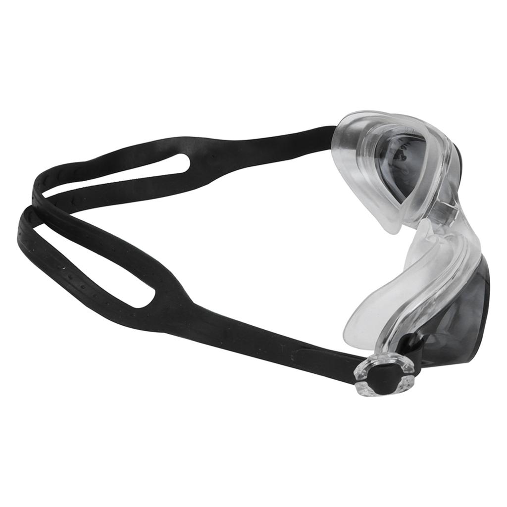 Swimming Goggles Soft Silicone Gasket Swimming Goggles Waterproof and Anti‑fog with Glasses Case Ear