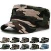 Vintage Camouflage Hats Flat Top Baseball Caps for Men Outdoor Sports Visor Hats Cadet Sunscreen Hats Gorras Para Hombres