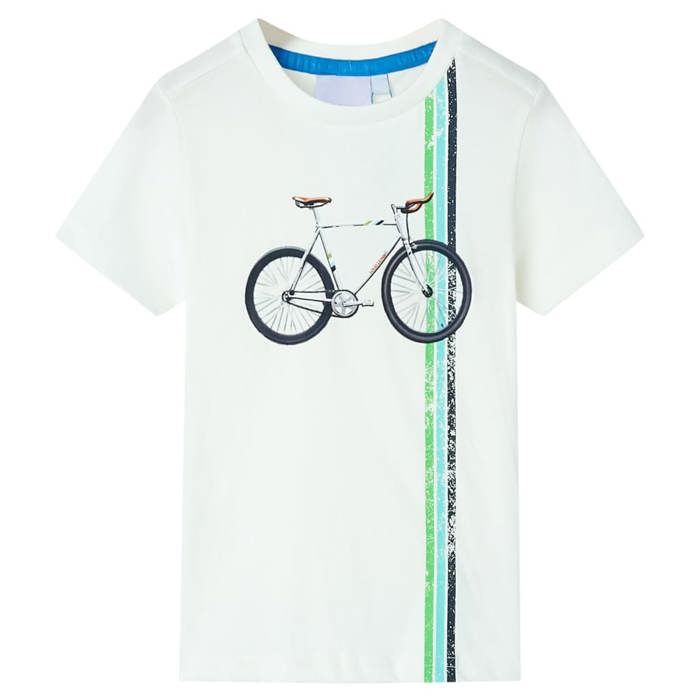 T-shirt pour enfants avec manches courtes écru 92/104/116/128/140