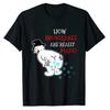 Funny Snowman How Snowflake Are Really Made Christmas Cutome T-Shirt Gifts Cute Graphic Tee Tops Family Matching Xmas Clothing