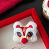 Dancing Lion Spring Festival Pin Lucky Chinese Style Pin Exquisite Lion Dance Brooch  Girl