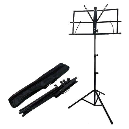 Wittner Tabletop Music Stand, Professional Multi-Purpose Folding Music Stand: Suitable for Guitar, Violin, and Drums, Includes Carrying Bag