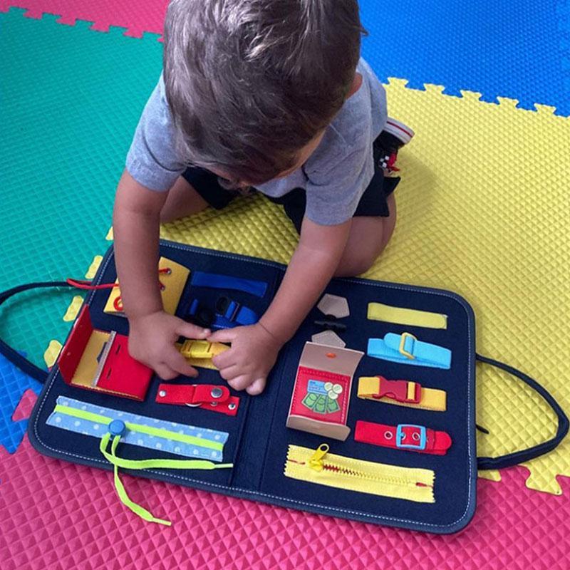 Montessori Toys Early Educational Fine Motor Training Self-Care Ability Children Game Preschool Kids Toy For Girls Boys