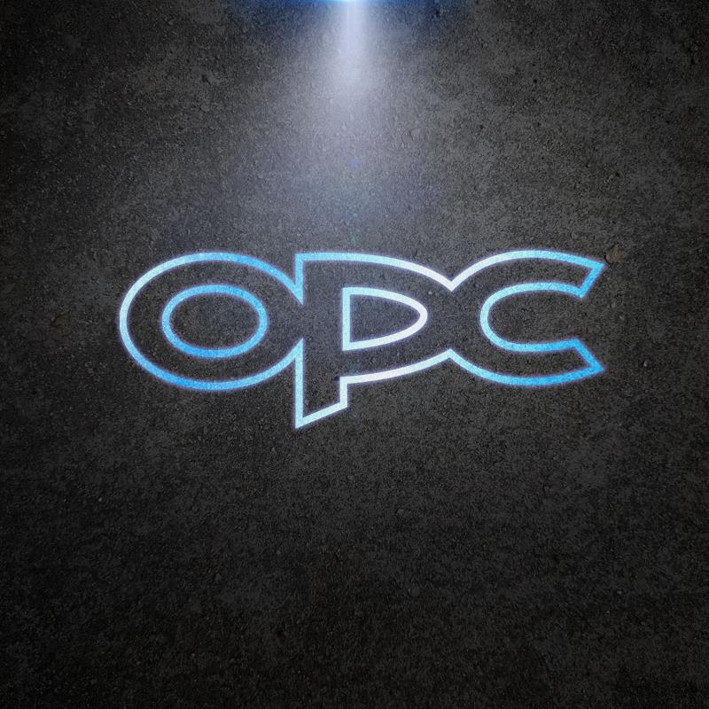Логотип OPC LINE Беспроводной Проектор Приветствия на Дверь Автомобиля Светодиодные Приветственные Огни Для Opel Antara Mokka Zafira Astra Corsa Meriva Vectra