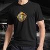 Король Биткоин - Крутая Активная Футболка с Логотипом Bitcoin Смешной Размер Мода Американская Футболка