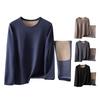 Long Johns Thermal Underwear for Men Fleece Lined Base Layer Set for Cold Weather Soft Stretch Top And Bottom Set