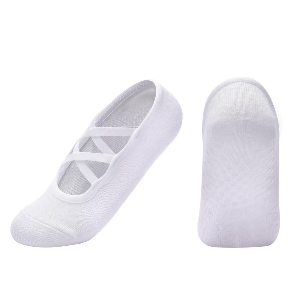 Breathable Pilates Yoga Socks Non-Slip Ballet Boat Socks New Cross-strap Socks for Dance Practice