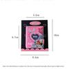 Keychain ID Photo Holder Snap Closure Idol Card Organizer Retro Card Storage Album