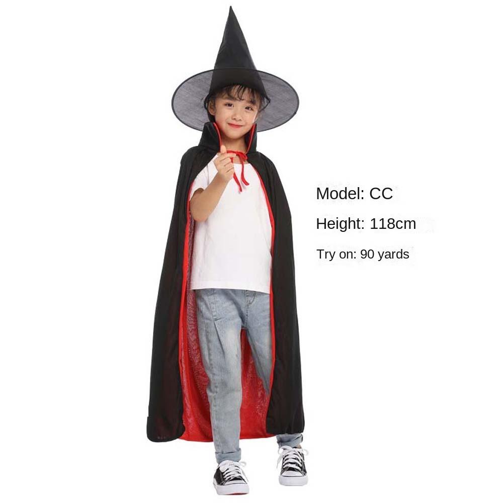 Performance Costumes Halloween Cloak with Hat Witch Clothes  Scary Costumes