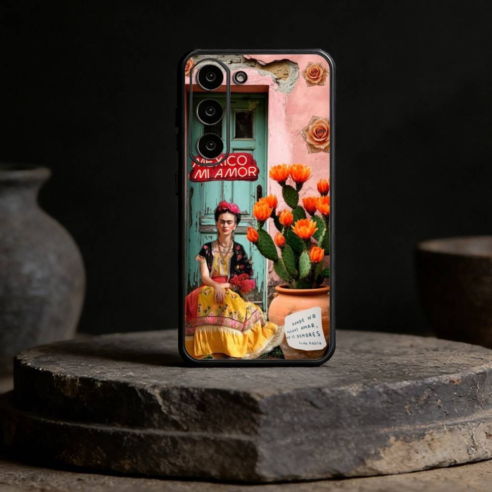 A-Art Frida Kahlo Phone Case For Samsung Galaxy A91,80,73,72 ,71,53,52,32 ,31,22,21s,20,Soft Black Case